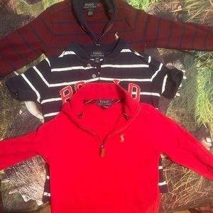 3 Ralph Lauren Polo Shirts